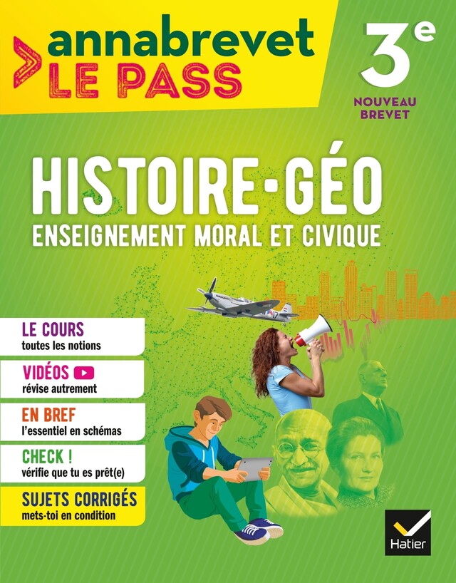 Annabrevet Le Pass - Histoire-géographie EMC 3e - Marielle Chevallier, Christophe Clavel, Guillaume d' Hoop - Hatier