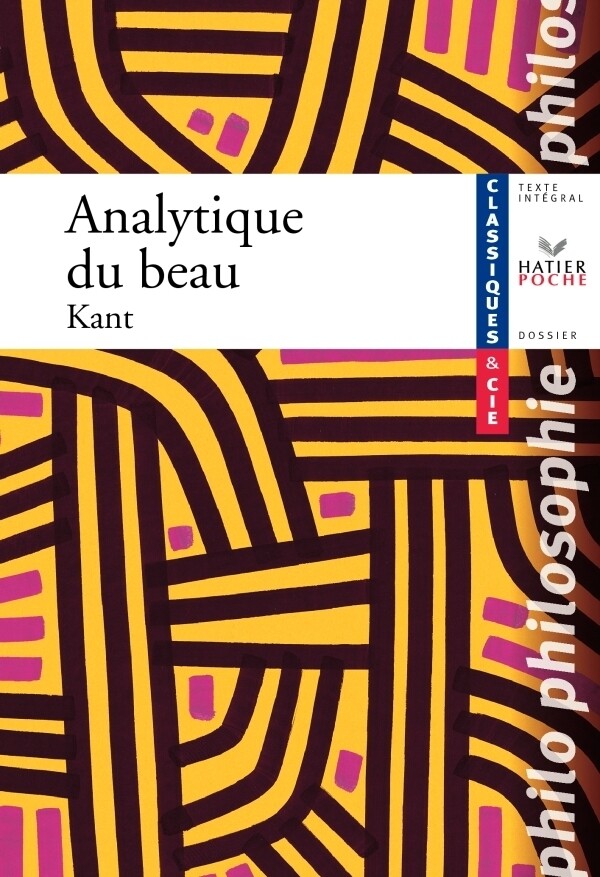 Kant (Emmanuel), Analytique du beau - Ole Hansen-Love, Emmanuel Kant - Hatier