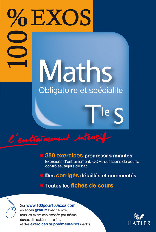 100 Exos Maths Tle S Obligatoire Et Spécialité Sophie Barache Fabrice Barache Sophie 3606