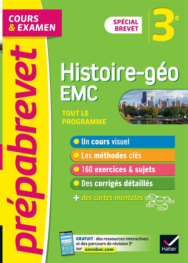 Prépabrevet Histoire-Géographie EMC 3e - Brevet 2023 - Marielle Chevallier, Christophe Clavel, Guillaume d'Hoop, Jean-François Lecaillon - Hatier