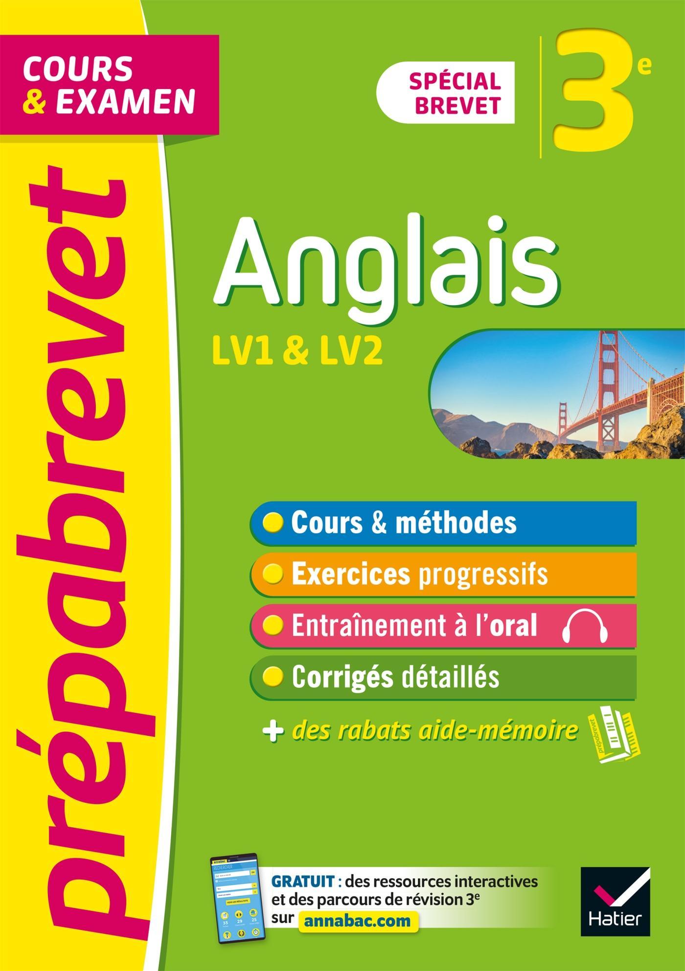Livre Histoire Geo 3eme Hatier Pdf Prépabrevet Anglais 3e - Brevet 2023 - avec des compléments audio -  Jeanne-France Bignaux, Wilfrid Rotgé (EAN13 : 9782401078260) | Boutique en  ligne Annabac : commandez nos livres de préparation aux examens