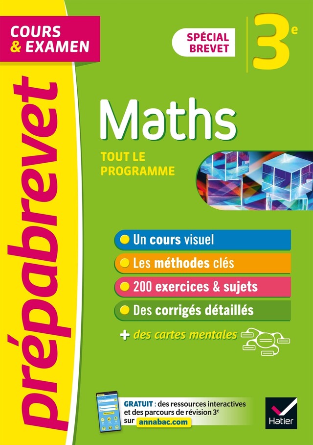Prépabrevet Maths 3e - Brevet 2024 - Marie-Caroline Bureau, Jean-Pierre Bureau, Emmanuelle Michaud - Hatier