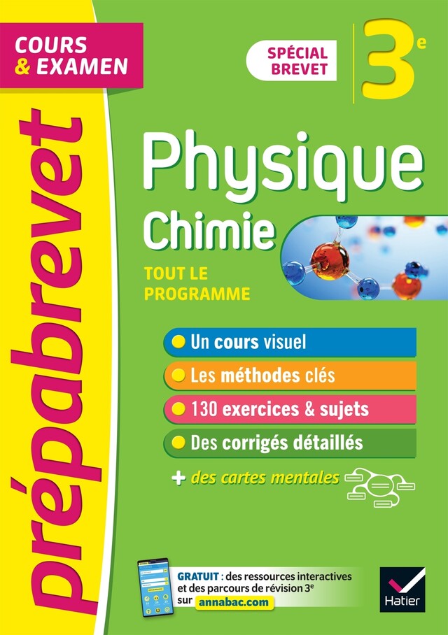 Prépabrevet Physique-Chimie 3e - Brevet 2023 - Joël Carrasco, Gaëlle Cormerais - Hatier