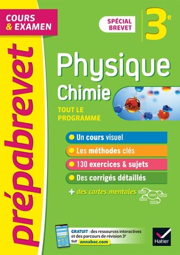 Prépabrevet Physique-Chimie 3e - Brevet 2024