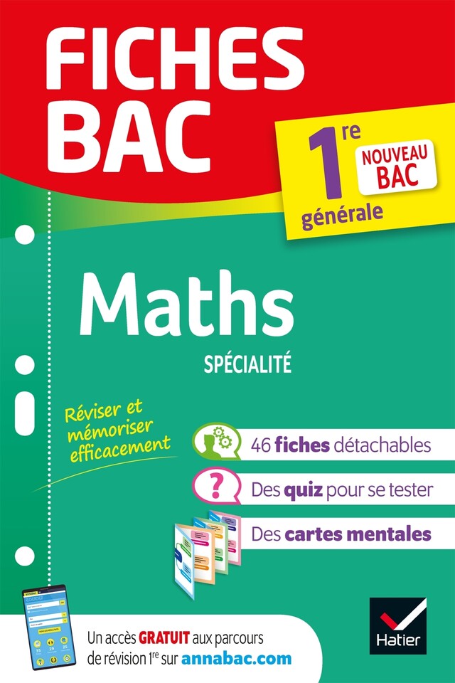 Fiches bac Maths 1re générale (spécialité) - Michel Abadie, Annick Meyer, Jean-Dominique Picchiottino, Martine Salmon - Hatier