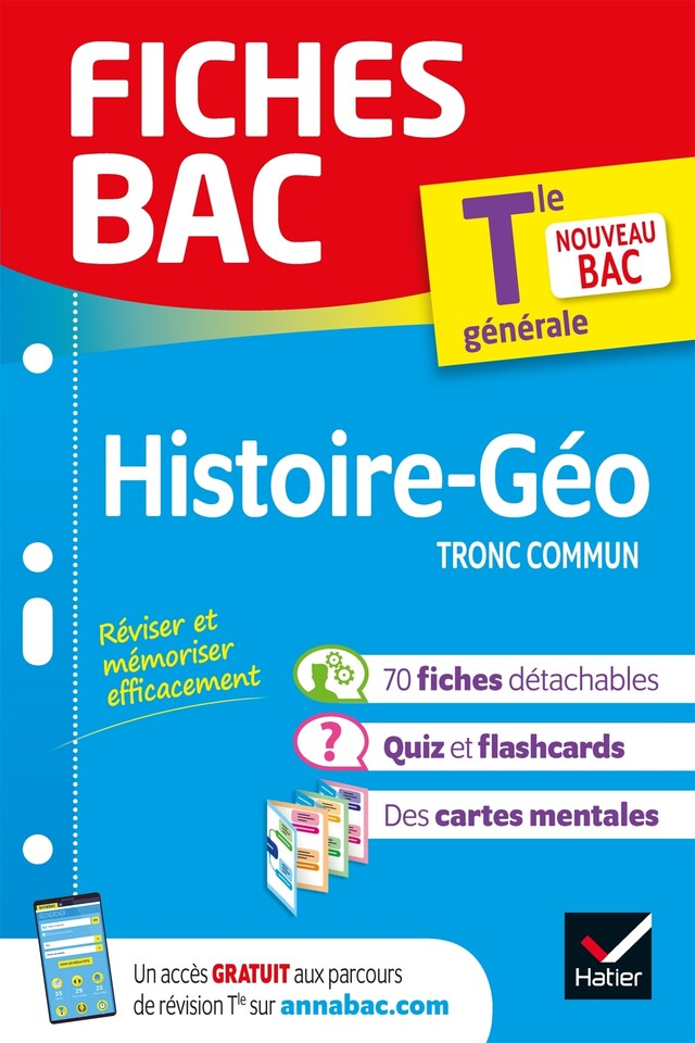 Fiches bac Histoire-Géographie Tle - Bac 2024 -  Collectif - Hatier