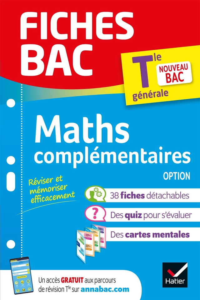 Fiches bac - Maths complémentaires Tle (option) - Bac 2025 -  Collectif - Hatier