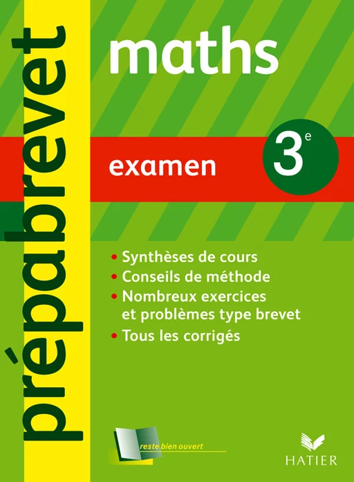 Prépabrevet Examen - Mathématiques 3e ARCOM - Michel Goutodier - Hatier