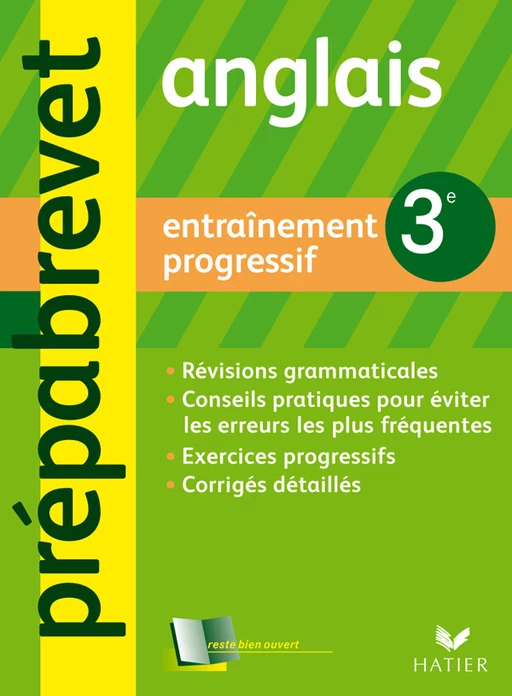 Prépabrevet Entraînement progressif - Anglais 3e ARCOM - Claude Vollaire - Hatier