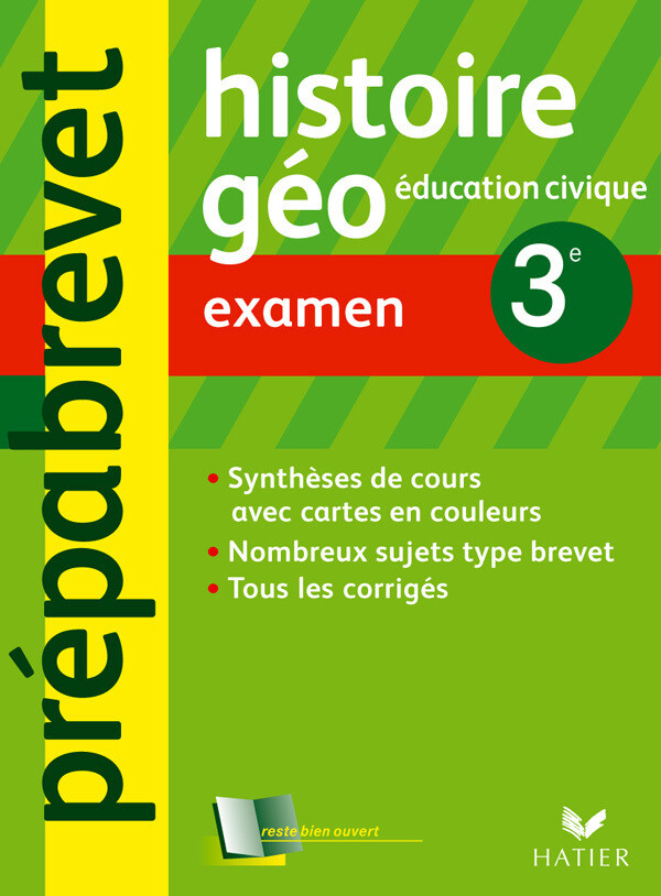 Prépabrevet Examen - Histoire-Géographie Education civique 3e ARCOM - Françoise Aoustin, Jean Brignon - Hatier