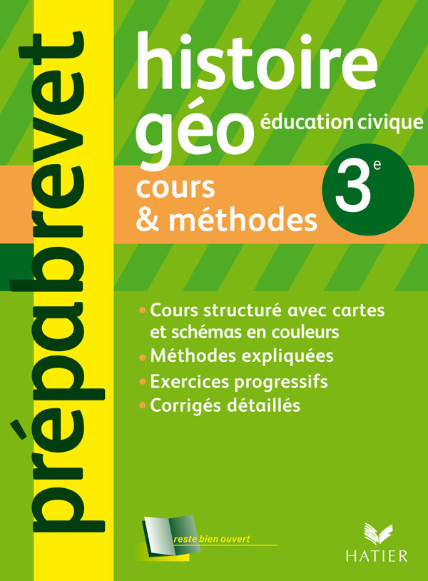 Prépabrevet Cours & Méthodes - Histoire-Géographie Education civique 3e ARCOM - Françoise Aoustin, Jean Brignon - Hatier