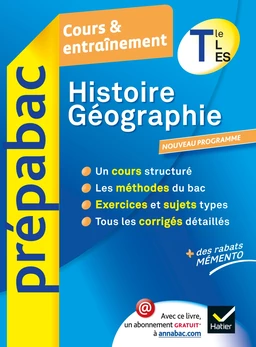 Histoire-Géographie Tle L, ES - Prépabac Cours & entraînement