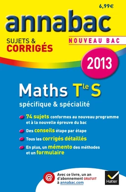 Annales Annabac 2013 Maths Tle S Spécifique & spécialité