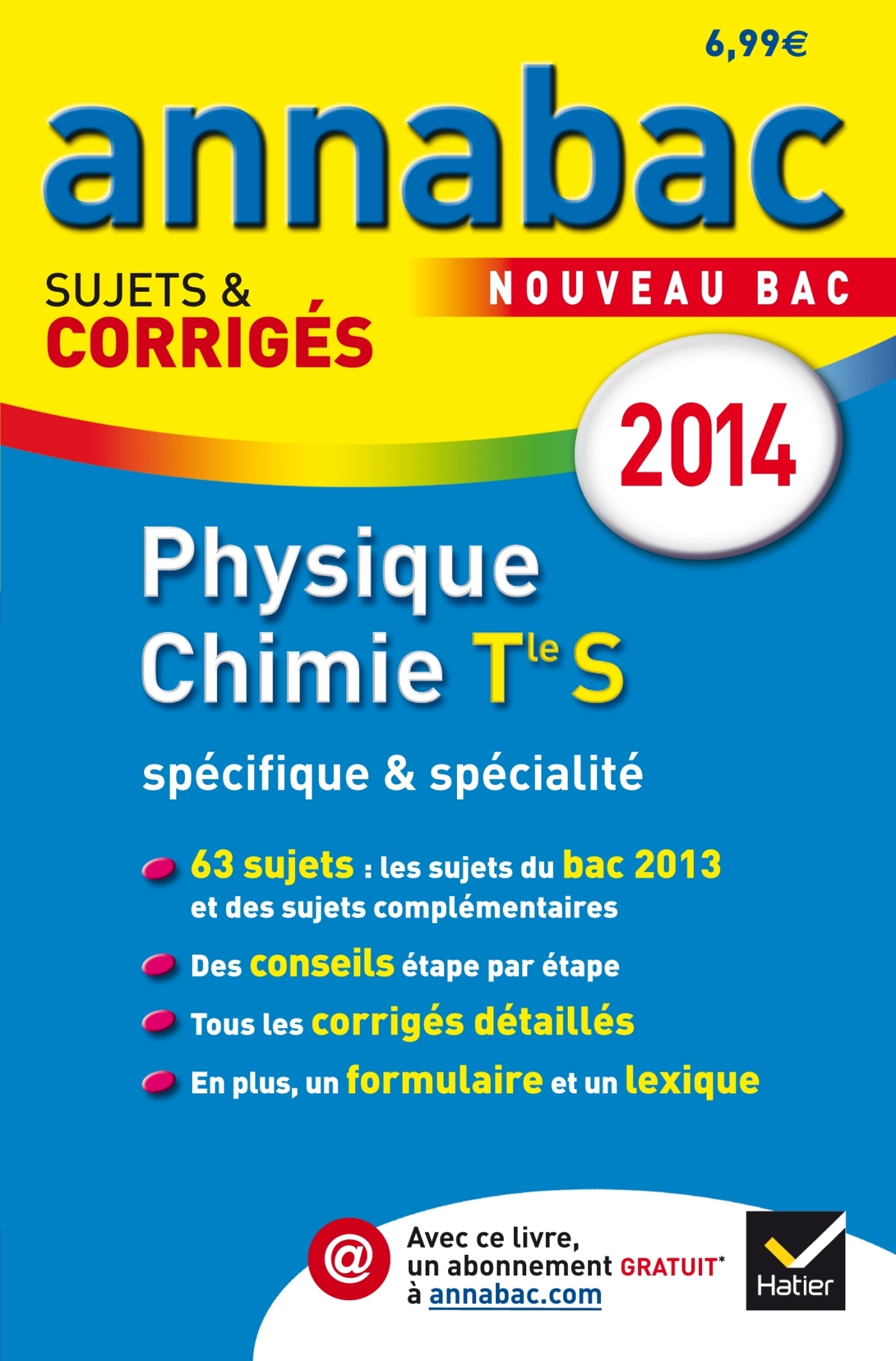 Annales Annabac 2014 Physique-Chimie Tle S Spécifique & Spécialité ...