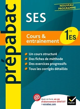 Prépabac Cours & entraînement SES 1re ES