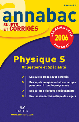 Annabac 2006 - Physique S, corrigés