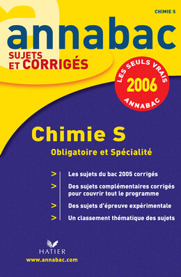 Annabac 2006 - Chimie S, corrigés