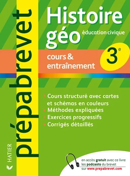 Prépabrevet Cours & Entraînement Histoire-Géo, Éducation Civique 3e