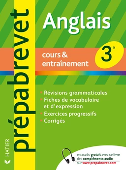 Prépabrevet Cours & Entraînement, Anglais 3e