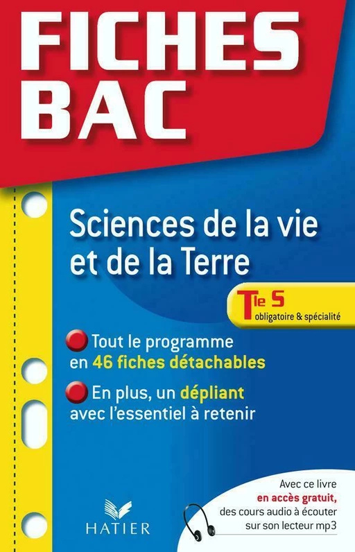 Fiches Bac SVT Tle S Obligatoire et Spécialité - Jean-Claude Hervé, Jacques Bergeron, Pierre Beaujard, Bernard David, Annick Hyon, Isabelle Bednarek - Maitrepierre, Dominique Margerie, Martine Margerie, Bruno Semelin, Monique Dupuis - Hatier