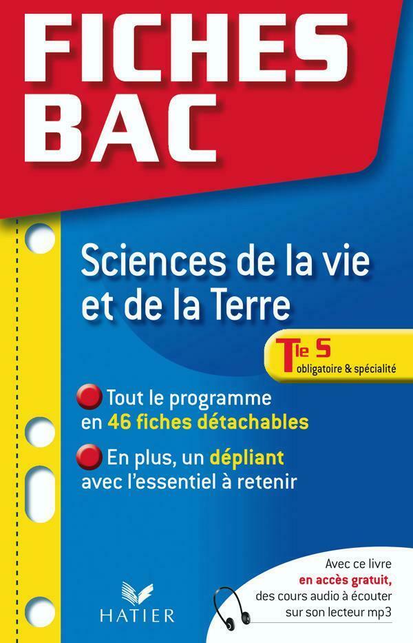 Fiches Bac SVT Tle S Obligatoire Et Spécialité - - Jean-Claude Hervé ...