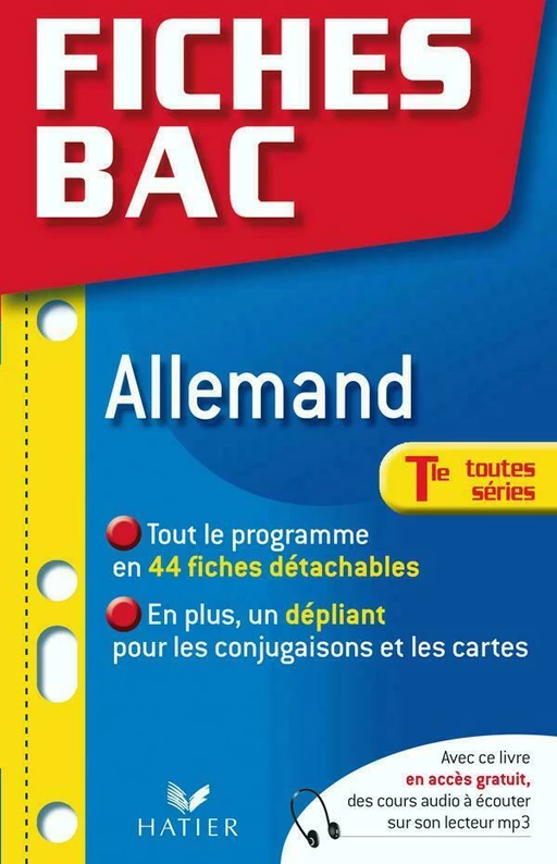 Fiches Bac Allemand Tle toutes séries - Michel Salenson - Hatier