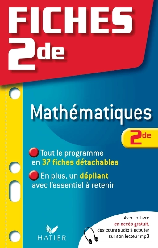 Fiches Bac Mathématiques 2nde - Raja Siblini - Hatier