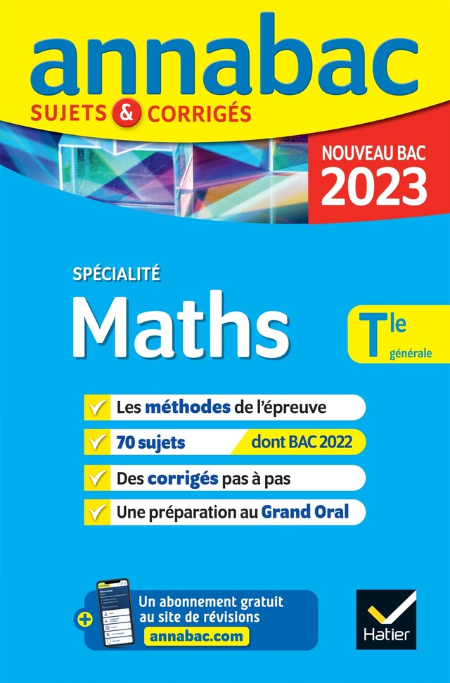 Annales du bac Annabac 2023 Maths Tle générale (spécialité) -  Collectif - Hatier
