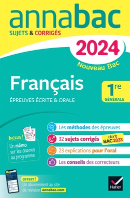 Cahiers de Douai - Bac Français 1re 2024 - Classiques et
