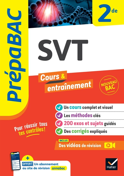 Prépabac - SVT 2de - Nicolas Ducasse, Benjamin Forichon, Johanna Garcia, Dimitri Garcia, Hervé Mulard, Bruno Vah - Hatier