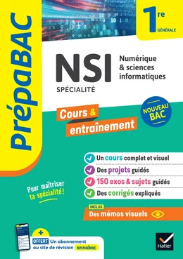 Prépabac - NSI 1re générale (spécialité) - manuel numérique