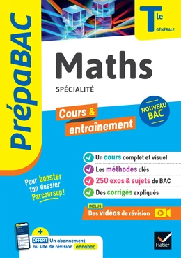 Prépabac Maths (spécialité) Tle générale - Bac 2025