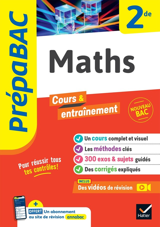 Prépabac Maths 2de - Jean-Dominique Picchiottino - Hatier