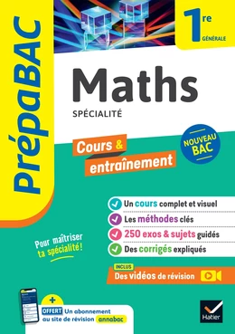 Prépabac - Maths 1re générale (spécialité)