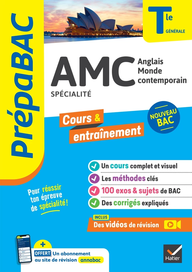 Prépabac - AMC (Anglais monde contemporain) Tle générale (spécialité) - manuel numérique - Christine Bitaillou, Aline Charles, Anne-Cécile Couturier, Isabelle Kherbouche, Jean-Marck Molignier - Hatier