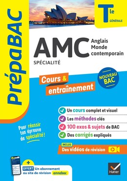 Prépabac AMC (Anglais monde contemporain) Tle générale (spécialité) - Bac 2024