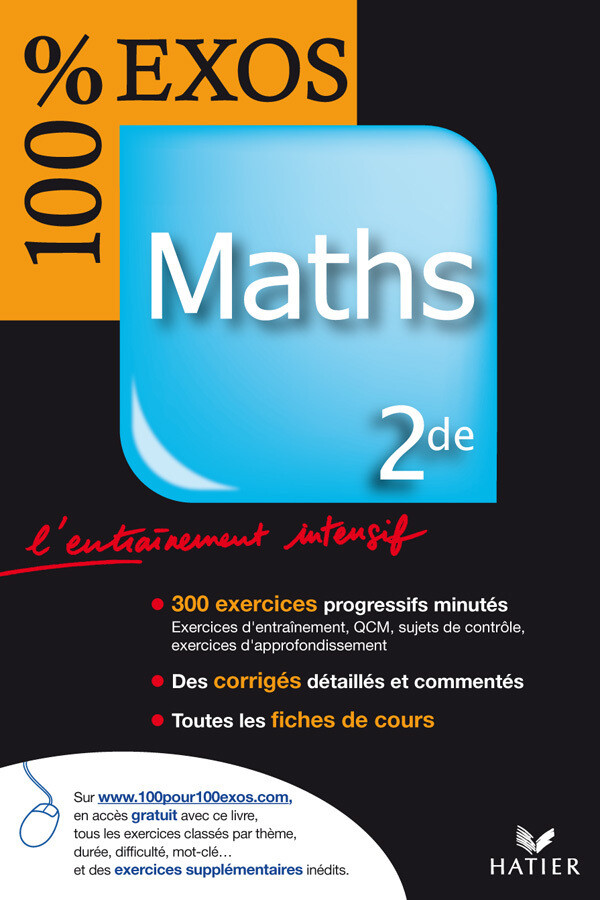 100% Exos - Maths 2de - Edition 2007 - - Laurent Darré (EAN13 ...