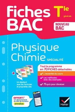Fiches bac Physique-Chimie Tle (spécialité) - Bac 2025