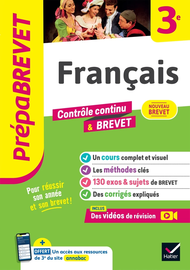 Prépabrevet Français 3e - Nouveau Brevet 2025 - Christine Formond, Louise Taquechel - Hatier