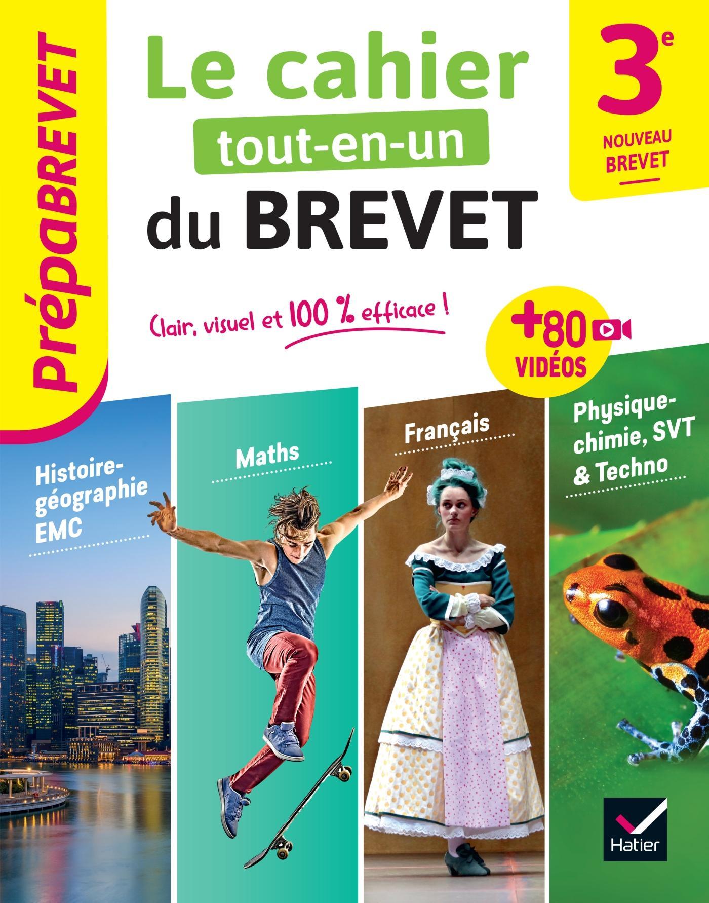 Prépabrevet Le Cahier Toutenun du Brevet Brevet 2025 toutes les matières, avec 60 vidéos