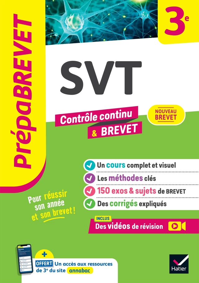 Prépabrevet SVT 3e - Nouveau Brevet 2025 - Fabien Madoz-Bonnot - Hatier