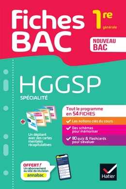 Fiches bac - HGGSP 1re générale (spécialité)